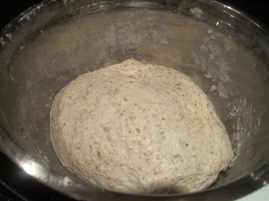 this is the dough right before I left it for the overnight rise
