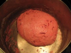 this is the initial dough - right before the rise