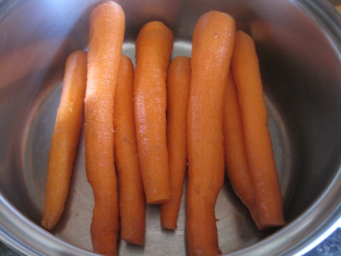 peel the carrots